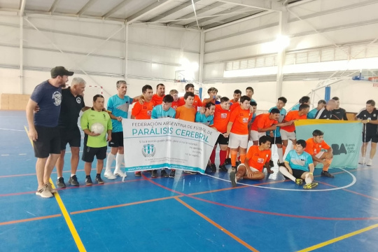 La Selección BA de fútbol de parálisis cerebral cerró el año con partidos en Entre Ríos y Uruguay