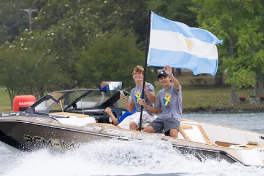 Argentina protagonizó una actuación cinematográfica en el US Masters