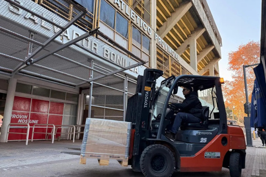 Santa Fe 2026 ya toma forma: llegó el primer equipamiento internacional