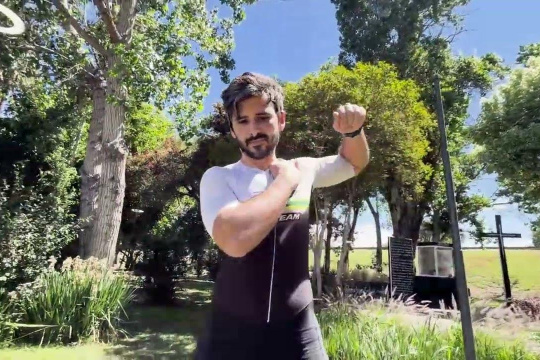 La esclerosis múltiple no apagó su sueño y Alejandro Peñaloza va por el desafío del IRONMAN