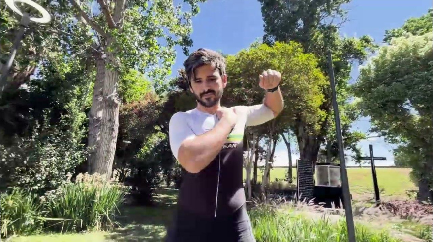 La esclerosis múltiple no apagó su sueño y Alejandro Peñaloza va por el desafío del IRONMAN